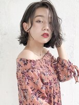 ルティア(Lutia)&nbsp;暗髪 グレージュ かきあげバング！