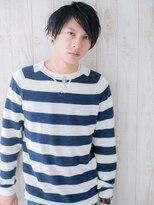 モッズヘア メン 上尾東口店(mod's hair men)&nbsp;≪mod's men≫ラフフェザー黒髪七三分けスマートマッシュL