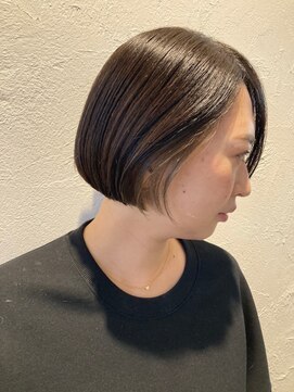 ソレイユ シンサカエ(SOLEIL SHINSAKAE) セットしやすい♪ボブ×ブロンドベージュのインナーカラー☆