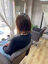 エルド(eld) 外はねボブ×切りっぱなし　40 50代おすすめ