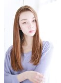 【Anthem】かきあげバングのナチュラルストレート