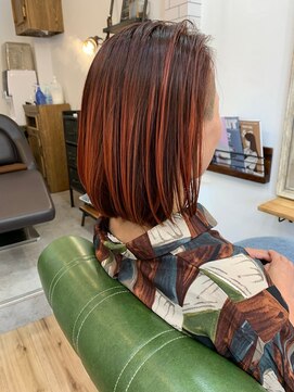 カルム(calmost) オレンジバレイヤージュ