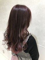 エクラートリアン 藤沢店(ECLART Lien) インナーハイライト×ピンクカラー[藤沢/髪質改善]