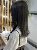 オリーブグレージュ/髪質改善カラー