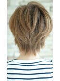 伸ばしかけのウルフショート