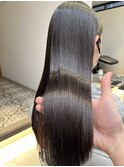 縮毛矯正　艶髪　大人可愛い