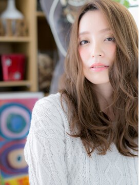 カバーヘア ブリス 大宮西口(COVER HAIR bliss) バレイヤージュ外国人風小顔抜け感ブラウンc5大宮20代30代40代