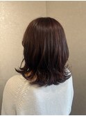 くびれ巻き、暖色系カラー