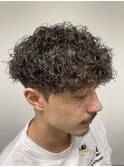 メンズマッシュ波巻きスパイラルパーマメンズパーマ