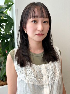 ケーツー あべのキューズモ-ル店(K-two) ナチュラルニュアンスレイヤーカット*もみれ毛*前髪*セミロング