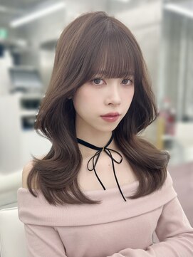 エヌアイ オモテサンドウ(ni omotesando) ☆韓国くびれヘア 顔まわりカット 透明感ベージュ 学割U24☆