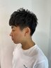 メンズカット+ツイストスパイラルパーマ+トリートメント+ヒーリングシャンプ-