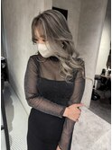 ★プラチナシルバーベージュ系シャドウルーツバレイヤージュ★