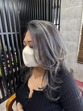 ロッソ(ROSSO) 【MOMOKO】ハイライト×レイヤーカット【大和】