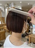 【立町メアリーバイメリー】☆ピンクベージュ×ミニボブ☆