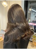 ◇細めハイライトくすみベージュフェイスフレーミング[船橋]