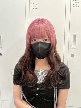 カラ ヘアーサロン(Kala Hair Salon) ピンク×ブラウン