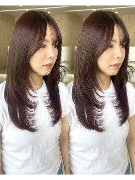 ミリ 奈良店(mm) ピンクラベンダー/ベージュ/レイヤー/グレージュ/奈良