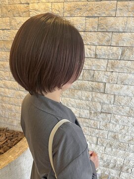 フラット 千葉(Flat.) short × ボルドーcolor