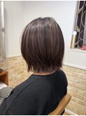 バッサリカットでイメチェンボブ【カミケン黒岩店/福島】