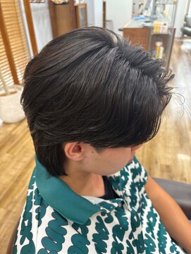 ロックス バイ マグ 松本(rocks BY MAG) 10代20代王道メンズショートウルフフェザーパーマ