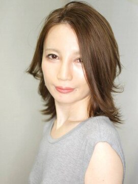 クレメント サロン ブル(Clement Salon Bull) 【松戸BULL】くびれヘア☆骨格美☆大人の『ネオウルフ』