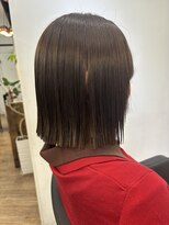 ジエクト ヴィシア(The Ect VIXIA) ヘイリーボブ 縮毛矯正 ストレートパーマ タッセルボブ