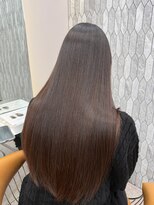 ロンド ブランシュ 錦糸町北口(Lond blanche)&nbsp;オリーブグレー/レイヤーカット/黒髪/マロンベージュ/