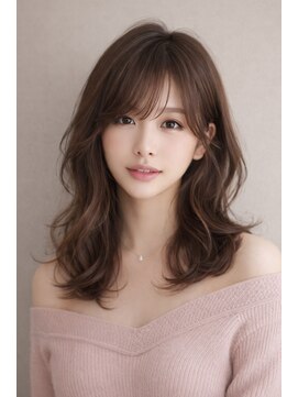 レム 仙台店(L.E.M) 《L.E.M仙台店 》韓国風くびれセミロング/及川翔