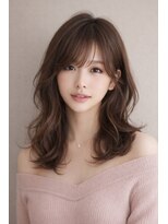 レム 仙台店(L.E.M) 《L.E.M仙台店 》韓国風くびれセミロング/及川翔