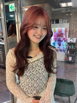 エルム 原宿 表参道(yelm)&nbsp;【ブロンドヘア×デザイン】#ダブルカラー#ケアブリーチ#韓国