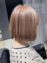 ラブクロムトーキョー オモテサンドウ(LOVECHROME OMOTESANDO)&nbsp;【大人のイメチェンショート】ピンクベージュ、クールショート
