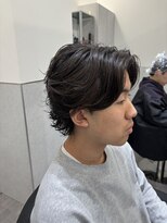 ビカムメンズヘアー 栄店(become men's hair)&nbsp;名古屋栄/ニュアンスサーフ/サーフカール/ニュアンスパーマ/眉毛