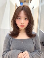 パルス ヨコハマ(PULSE yokohama)&nbsp;ミディアムレイヤー/韓国ヘア/ブラウンカラー