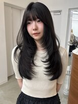 リヴ オオサカ(LIV OSAKA) ダークグレージュ/レイヤー/ブリーチなし/シャギーレイヤー