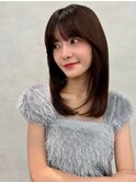 レイヤー/ネビージュ/韓国ヘア/イメチェン/縮毛矯正/中野/