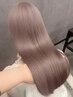 【髪質改善艶ダメージレスカラー】ケアカラー（全体）+プレトリートメント　