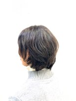 クオリス 上福岡店(QUALIS)&nbsp;小顔グラボブ/ショートボブ/耳かけショート/かき上げ/無造作ヘア