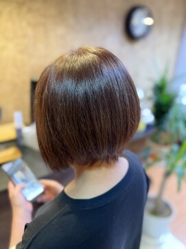 アークスヘアー 大人かわいい小顔☆前下がりフェミニンボブ