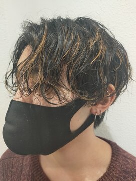 アッシュ 元住吉店(Ash) ゆるっとスパイラルパーマ×メッシュ