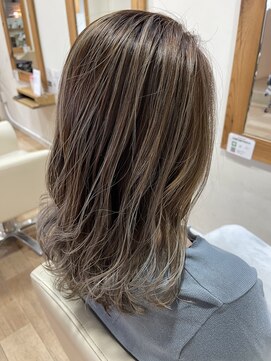 アプシー 南が丘本店(apsee) バレイヤージュ/くすみベージュ