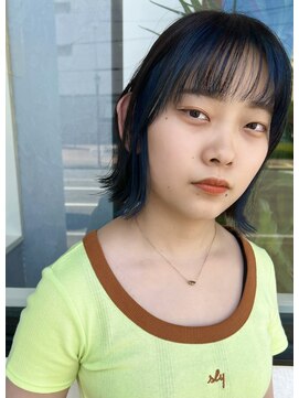 ルーチェ(Luce) ネイビーフェイスフレーミング/前髪インナーカラー