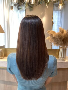 アンド ラ ブランシュ(&.La Blanche) 美髪のススメ/ネビージュ/ホワイトグレージュ/こなれミディ/大宮