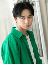 モッズヘアメン 札幌月寒店(mod's hair men) ≪mod's men≫黒髪でクールさを呼び込むツヤ感センターパートa