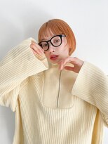 リトル 渋谷(little)&nbsp;ブリーチなしダブルイルミナカラーxシンプルショートボブ