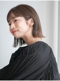 シアグレージュ ×外ハネボブ × シースルーバング