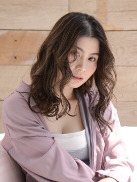 ロアー ヘアー マチルダ 千葉店(RAWR hair MATILDA) 【RAWR】ココアブラウン_色気_ブルベ_パーマヘア