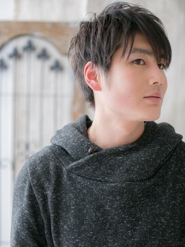 ハンサム クラシック 越谷店(Classic) アッシュオリーブ束感スタイルアップ涼しげルーズヘアE越谷