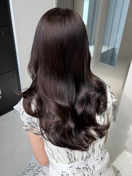 ベレーザシェルト(Beleza scelto) 1092美魔女髪質改善日本髪フレンチセピアアッシュゆる巻きロング