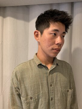 ヌース(NOOS) メンズナチュラルツーブロックソフトモヒカン